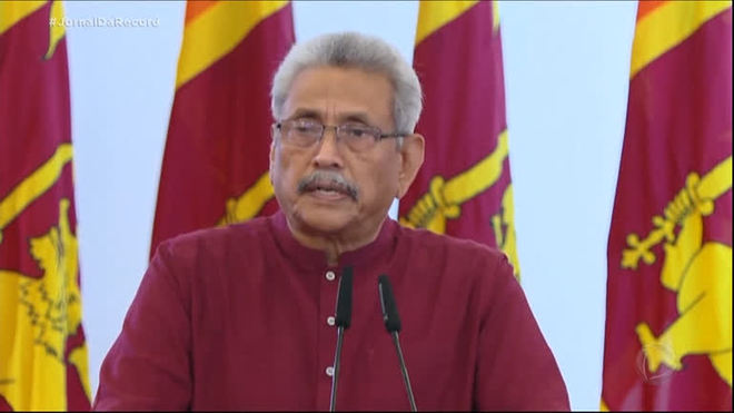Após fugir do país, presidente do Sri Lanka renuncia em carta