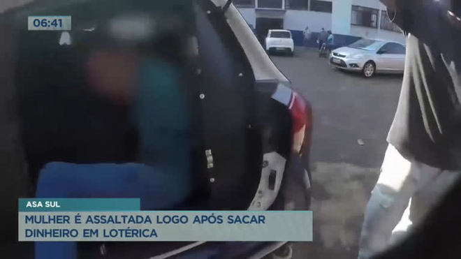 Polícia prende homem que assaltou uma mulher na saída de casa lotérica