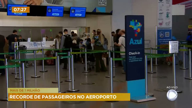 Mês de setembro tem recorde de passageiros no Aeroporto de Brasília, foram cerca de 1 milhão