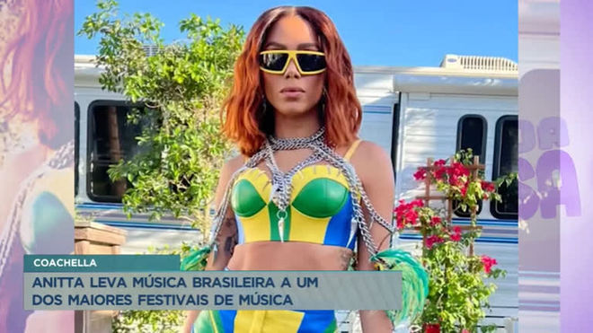 Anitta leva música brasileira ao maior festival de música pop do mundo