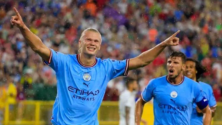 1º - Erling Haaland - atacante do Manchester City - Valor: 150 milhões de euros (cerca de R$ 800 milhões)