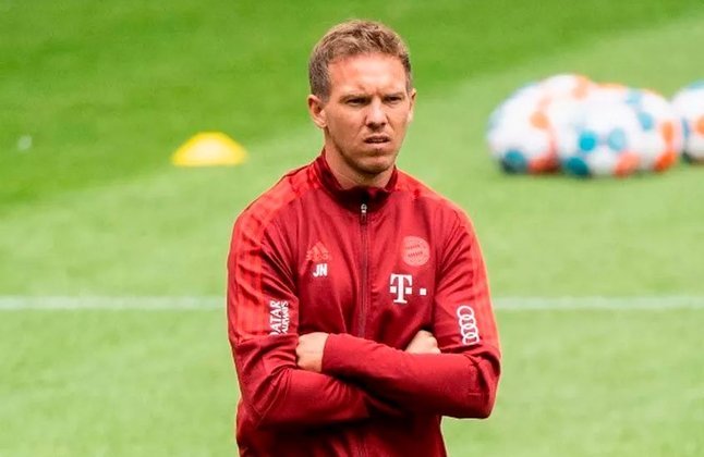 1° - Julian Nagelsmann (34 anos): contratado pelo Bayern de Munique por 25 milhões de euros (R$ 160 milhões na cotação atual) em 2021