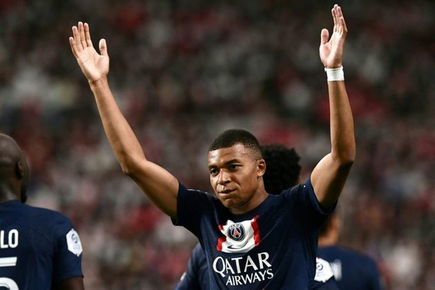 1º- Kylian Mbappé - centroavante do Paris Saint-Germain - 22 anos - valor de mercado: 180 milhões de euros (aproximadamente R$ 998,3 milhões)