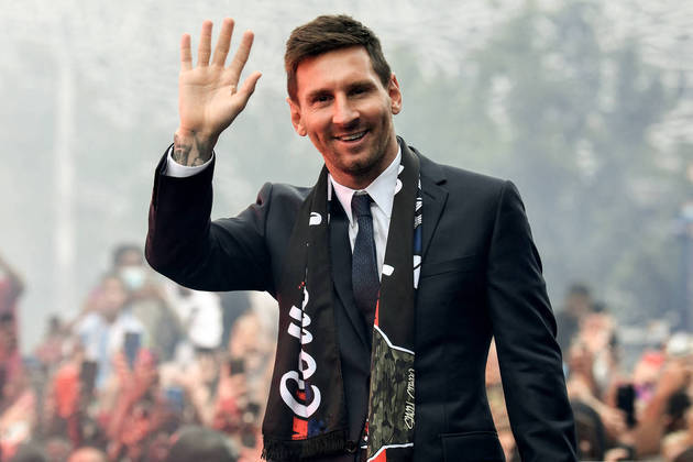 1º - Lionel Messi (atacante) - PSG-FRA