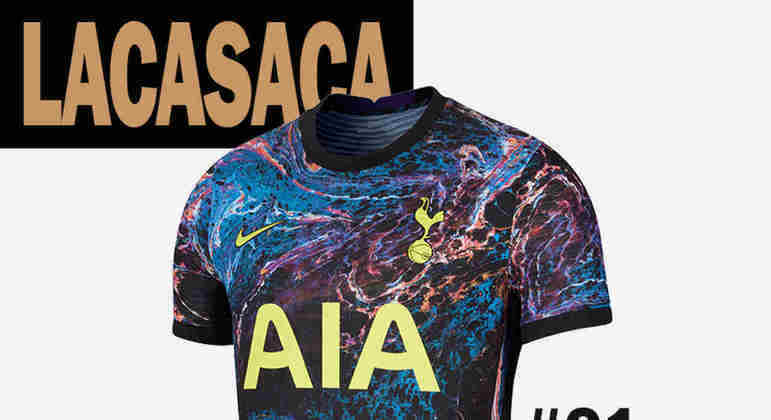 1º lugar: camisa 2 do Tottenham-ING