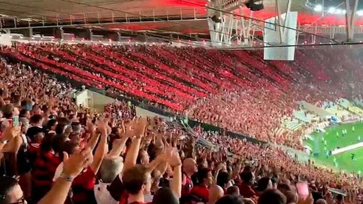 1º lugar - Flamengo - média de 46.978 torcedores.
