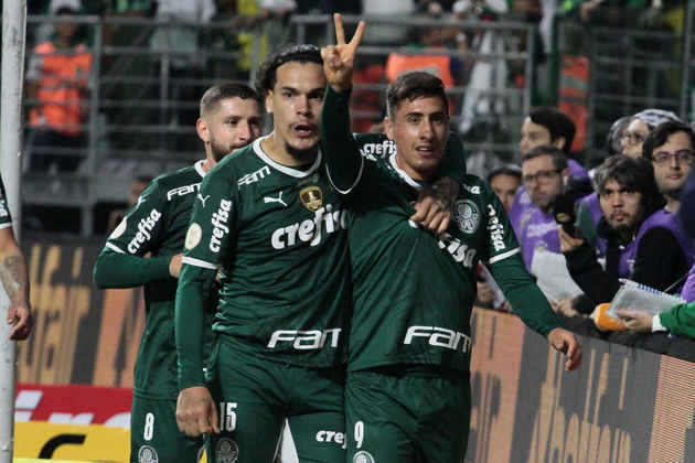 1º lugar: PALMEIRAS (57 pontos) - 27 jogos - Título: 89.8% / Libertadores: 99.99%