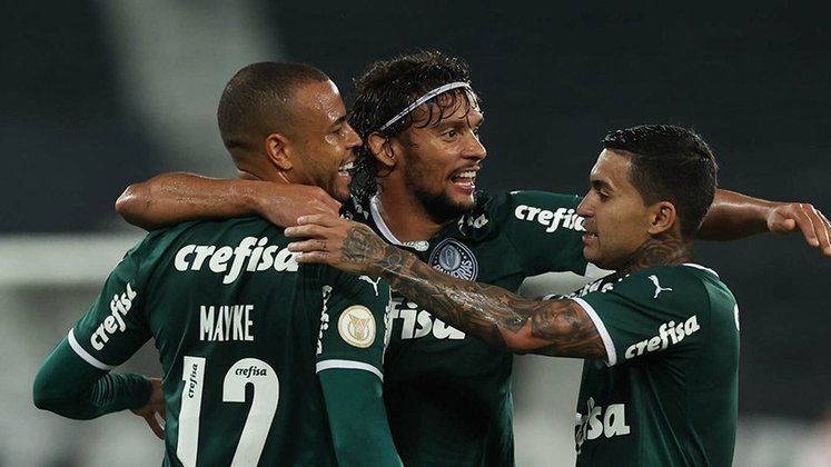 1º lugar: PALMEIRAS (63 pontos) - 29 jogos - Título: 98.0% / Libertadores: 100%