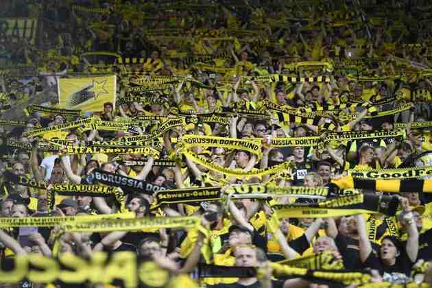 1º lugar: torcida do Borussia Dortmund (ALE)