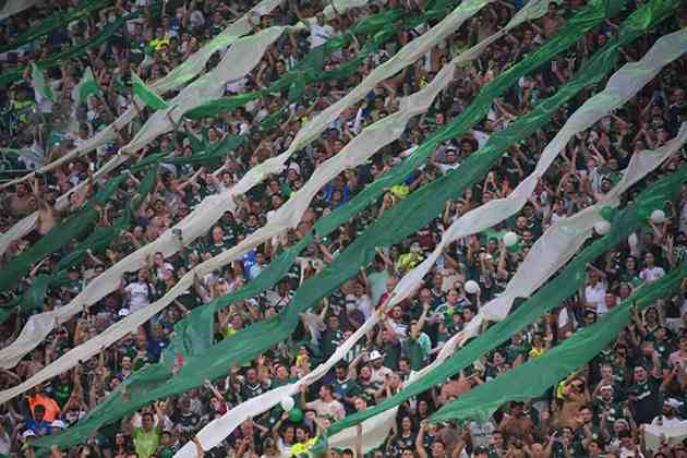 1º - Palmeiras - 91,71%