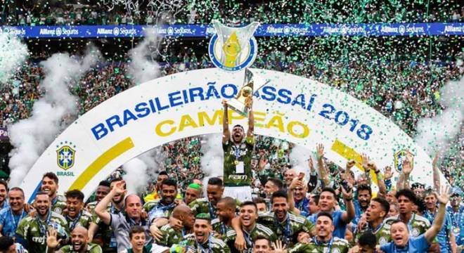 1º - Palmeiras - R$ 18.693.300