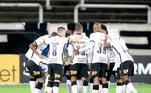 10º colocado – Corinthians (25 pontos) – 0,32% de chance de título; 10,8% para vaga na Libertadores (G6); 10,9% de chance de rebaixamento.