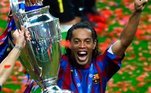 10º lugar: Ronaldinho Gaúcho (meia) - 18 gols