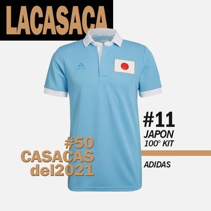 11º lugar: camisa especial da seleção do Japão pelos 100 anos da seleção