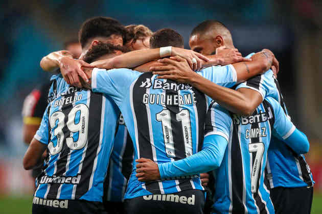 11º lugar - Grêmio: 11.201 pontos (- 7 posições com relação ao ranking de 2022)