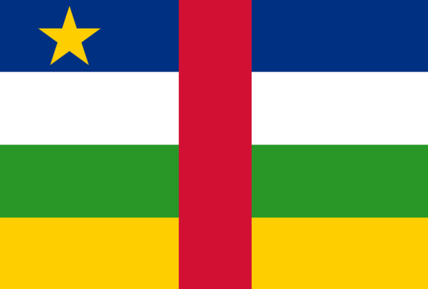 11- República Centro-Africana - 483 horas