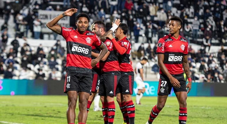 11/8/21 - Olimpia 1x4 Flamengo, no Estádio Manuel Ferreira, em Assunção, no Paraguai (quartas de final da Libertadores de 2021).,