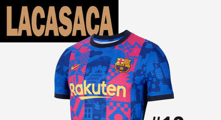 12º lugar: camisa 3 do Barcelona-ESP