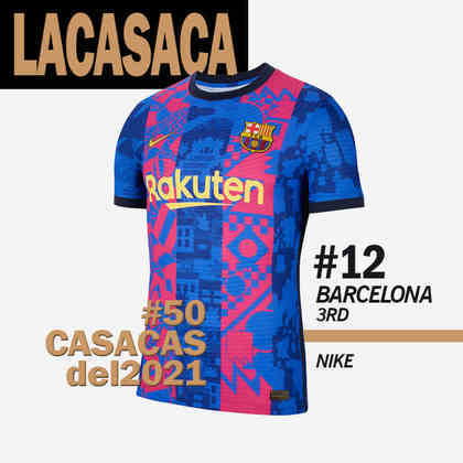 12º lugar: camisa 3 do Barcelona-ESP