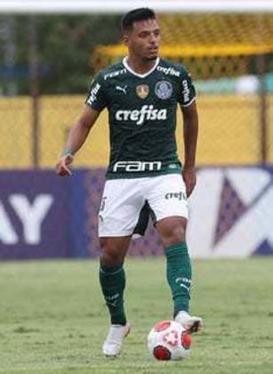 12º lugar: Gabriel Menino - volante - 21 anos - Palmeiras - valor de mercado: 11 milhões de euros (R$ 57,9 milhões)