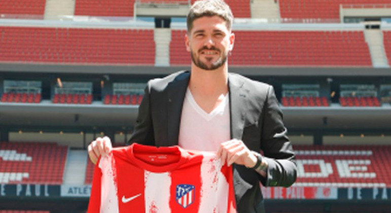 12° lugar - Rodrigo de Paul (27 anos) - Meio-campista - Contratado pelo Atlético de Madrid - Ex-time: Udinese - Valor da transferência: 35 milhões de euros (R$ 213,5 milhões).