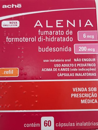 13º - Alenia (Aché) - Feito de fumarato de formoterol e budesonida, combate a falta de ar em pacientes com fechamento parcial dos brônquios por causa de doenças respiratórias, como a asma. 