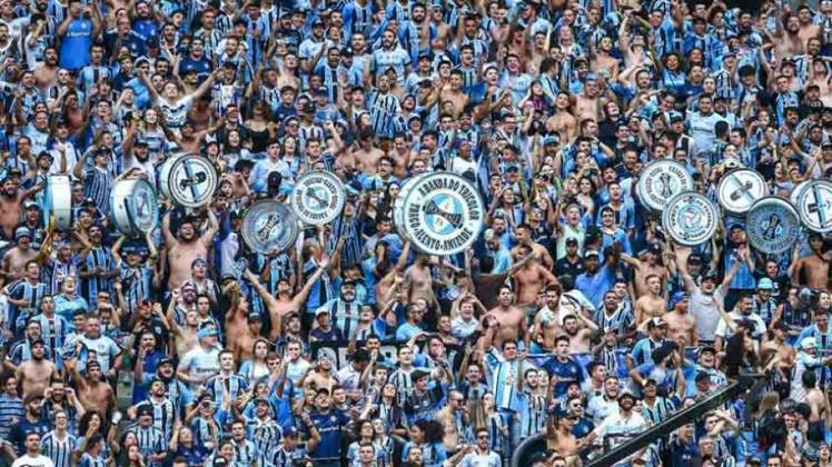 13) Grêmio - 13.457 pagantes por jogo
