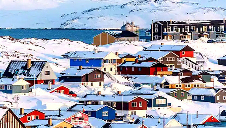 13° lugar: Groenlândia (América do Norte) - Território: 2.166.086 km² - Capital: Nuuk 