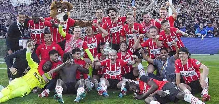13° lugar: PSV (Holanda) - Nível de liga nacional para ranking: 4 - Pontuação recebida: 220