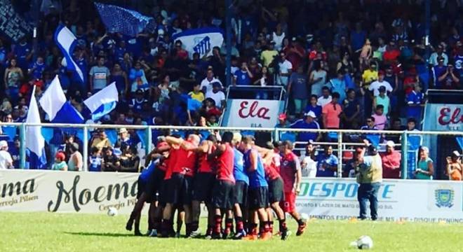 14) Campeonato Sul-Mato-Grossense - Aquidauanense 1 x 2 Águia Negra - Noroeste - 2.700 pagantes (Foto: Facebook/Águia Negra)