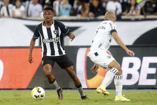 14º lugar - Jeffinho - Posição: atacante - Saiu do Botafogo para o Lyon (França) em 2023 - Valor: 10 milhões de euros (podendo chegar a 12,5 milhões de euros por metas atingidas)