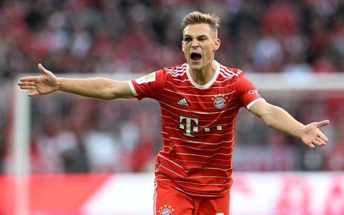 15º - Joshua Kimmich - volante do Bayern de Munique - 28 anos - valor de mercado: 80 milhões de euros (aproximadamente R$ 443,7 milhões)