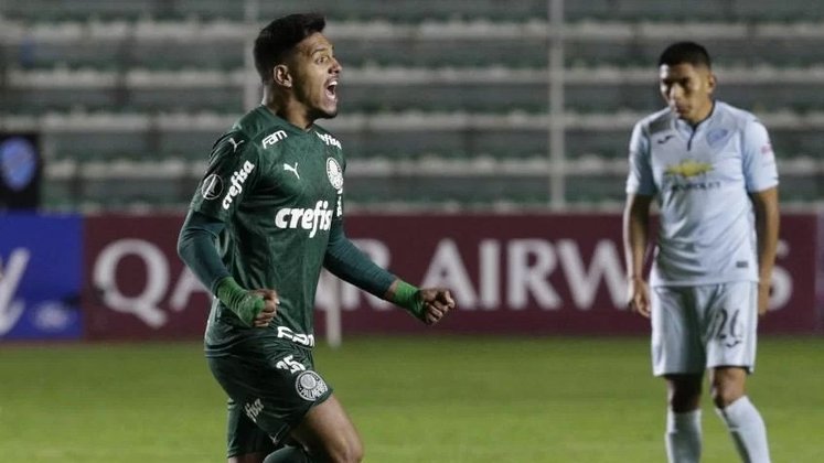 16/9/2020 – Bolívar-BOL 1 x 2 Palmeiras - Fase de grupos - Gols: Willian e Gabriel Menino