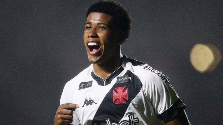 17º - Andrey Santos (Vasco) - 23 milhões de euros (cerca de R$ 125,4 milhões na cotação atual).