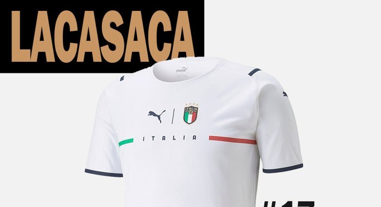 17º lugar: camisa 2 da seleção da Itália