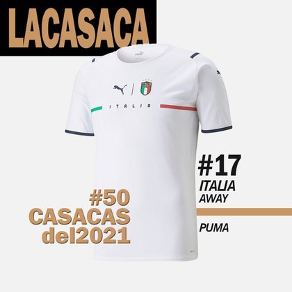 17º lugar: camisa 2 da seleção da Itália