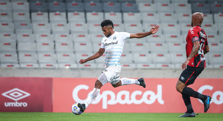 18° colocado - GRÊMIO (22 pontos) - 20 jogos - Título: 0,013% - G6: 3,9% - Rebaixamento: 34,2%