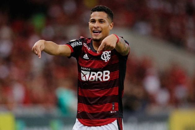 18º lugar: João Gomes - volante - 21 anos - Flamengo - valor de mercado: 9 milhões de euros (R$ 47,4 milhões)