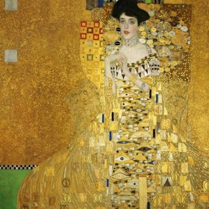 18° lugar: Retrato De Adele Bloch-Bauer I - Autor: Gustav Klimt - Ano: 1907 - Valor: 135 milhões de dólares