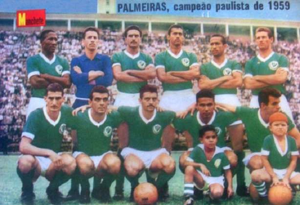 1959 - 13º título estadual do Palmeiras - Vice: Santos