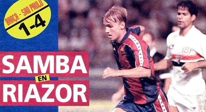 1992 - São Paulo 4 x 1 Barcelona - Em agosto de 1992, já campeão da Libertadores, o São Paulo de Telê Santana passou por cima do Barça de Cruyff no Troféu Tereza Herrera, em La Coruña. Gols de Muller, Maurício e Raí (2), em um aperitivo do que viria no Mundial em Tóquio.