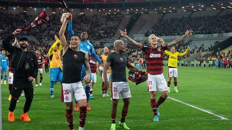 2° lugar: Flamengo - Nível de liga nacional para ranking: 4 - Pontuação recebida: 303