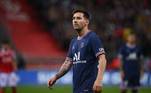 2° lugar: Lionel Messi (argentino - Paris Saint-Germain): 125 gols marcados