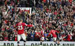 2º lugar: torcida do Manchester United (ING)