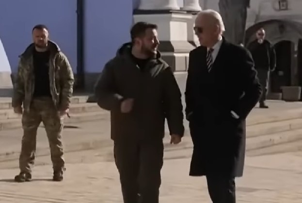 20 de fevereiro: O presidente dos Estados Unidos, Joe Biden, fez uma visita surpresa à capital da Ucrânia, Kiev. Foi a primeira vez que ele visitou o país desde o início da invasão russa, em 2022.