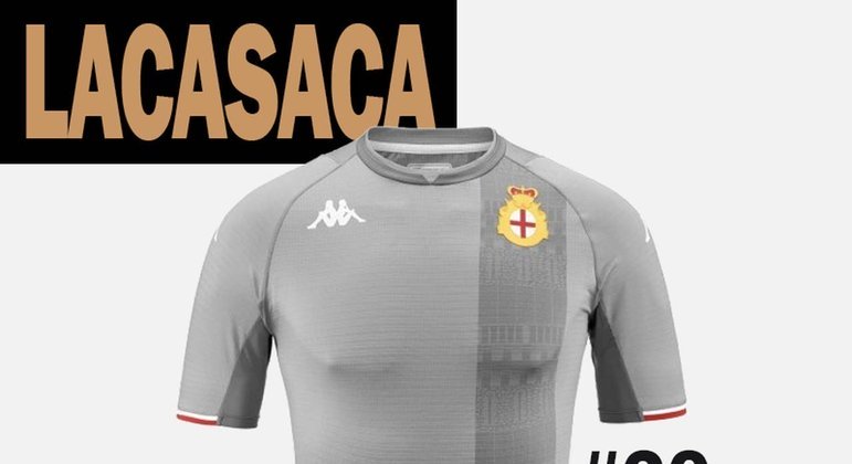 20º lugar: camisa 3 do Genoa-ITA