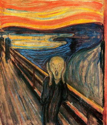 20° lugar: O Grito - Autor: Edvard Munch - Ano: 1895 - Valor: 119,9 milhões de dólares