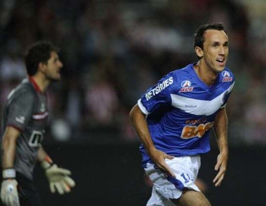 20º lugar - Thiago Ribeiro - 14 gols em quatro edições da Libertadores.