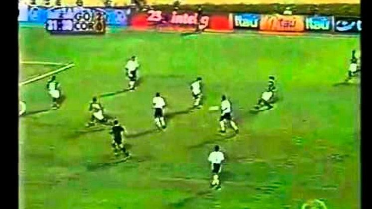 2000 (Copa João Havelange): estreia na primeira fase (Módulo Azul) Goiás 3 x 0 Corinthians – Serra Dourada (Corinthians terminou em 24º lugar, penúltimo, do módulo, eliminado na primeira fase)