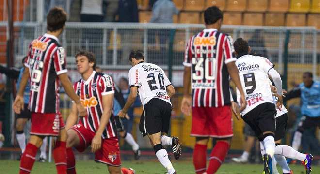 2011 - Corinthians 5x0 São Paulo - Um passeio corintiano no Pacaembu. Em jogo válido pelo Brasileirão, o Timão não teve piedade do rival e venceu por 5 a 0, com gols de Liedson (3) , Jorge Henrique e Danilo.